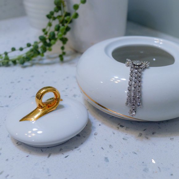 APOLLO D'ORO porcelain trinket box signed by Dalla Valle. - Picture 7 of 10